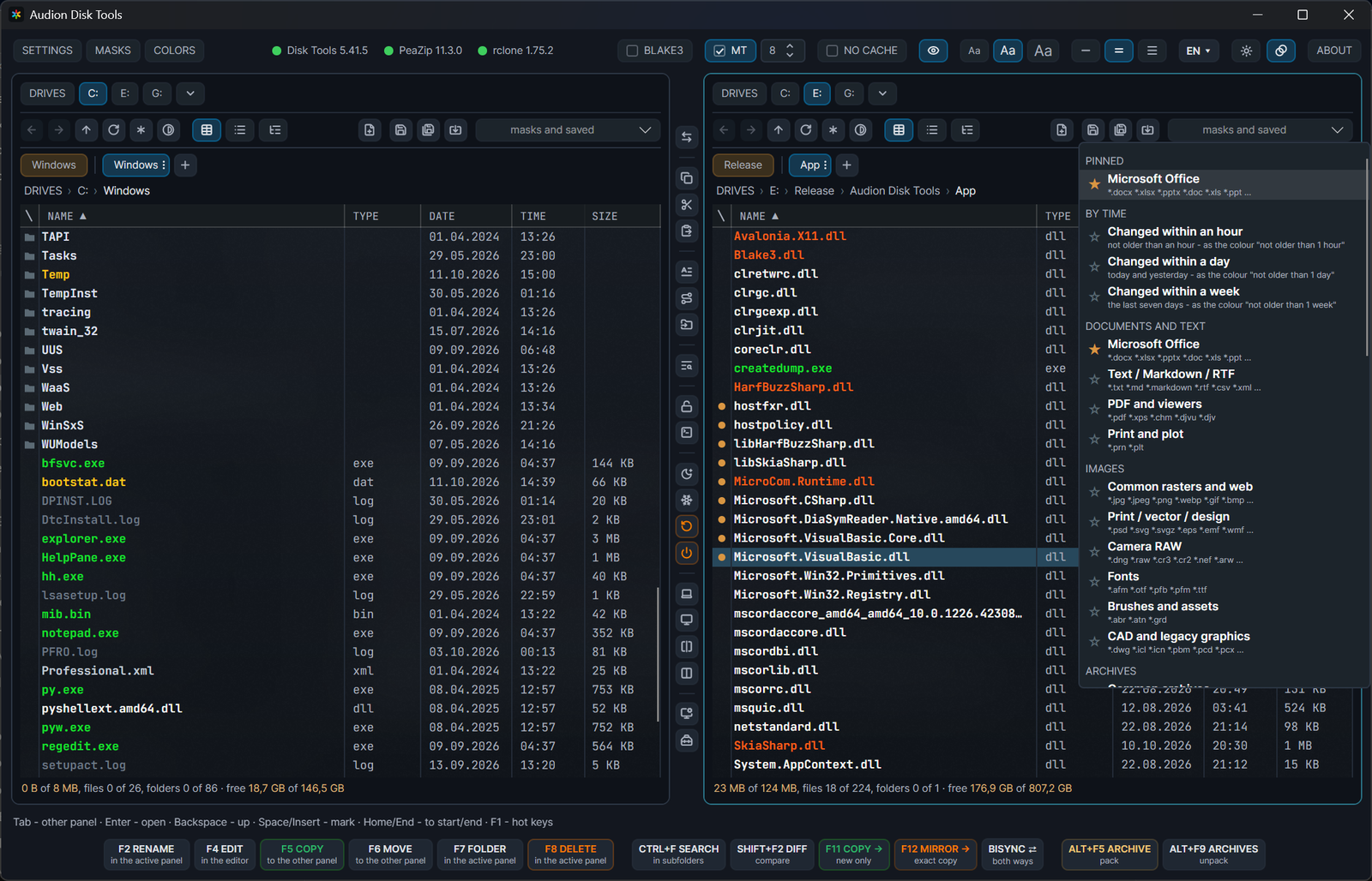 Screenshot of Audion Disk Tools